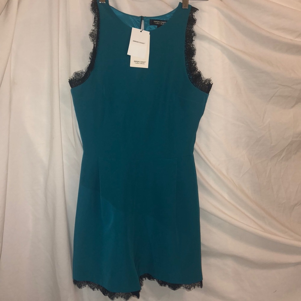 Dark aqua jumpsuit